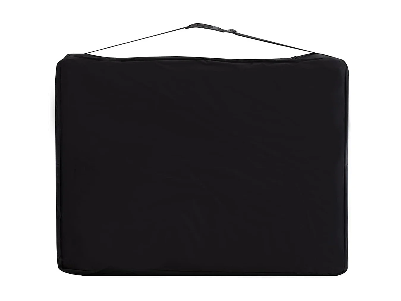 Camilla de masaje plegable de 3 zonas acero inoxidable blanco y negro 02_0001822