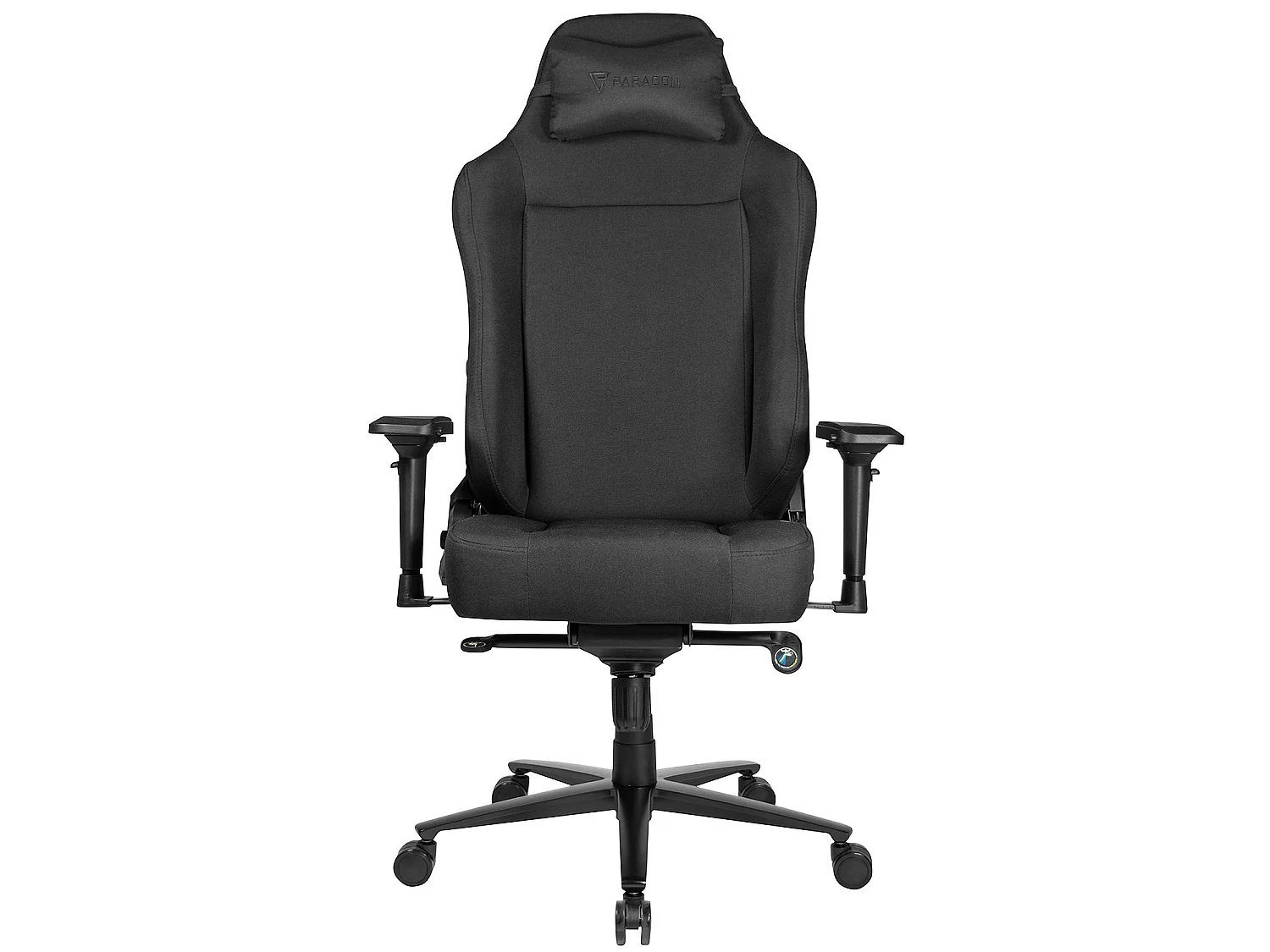 Paracon Supreme gamestoel incl. kussen voor nek zwart.