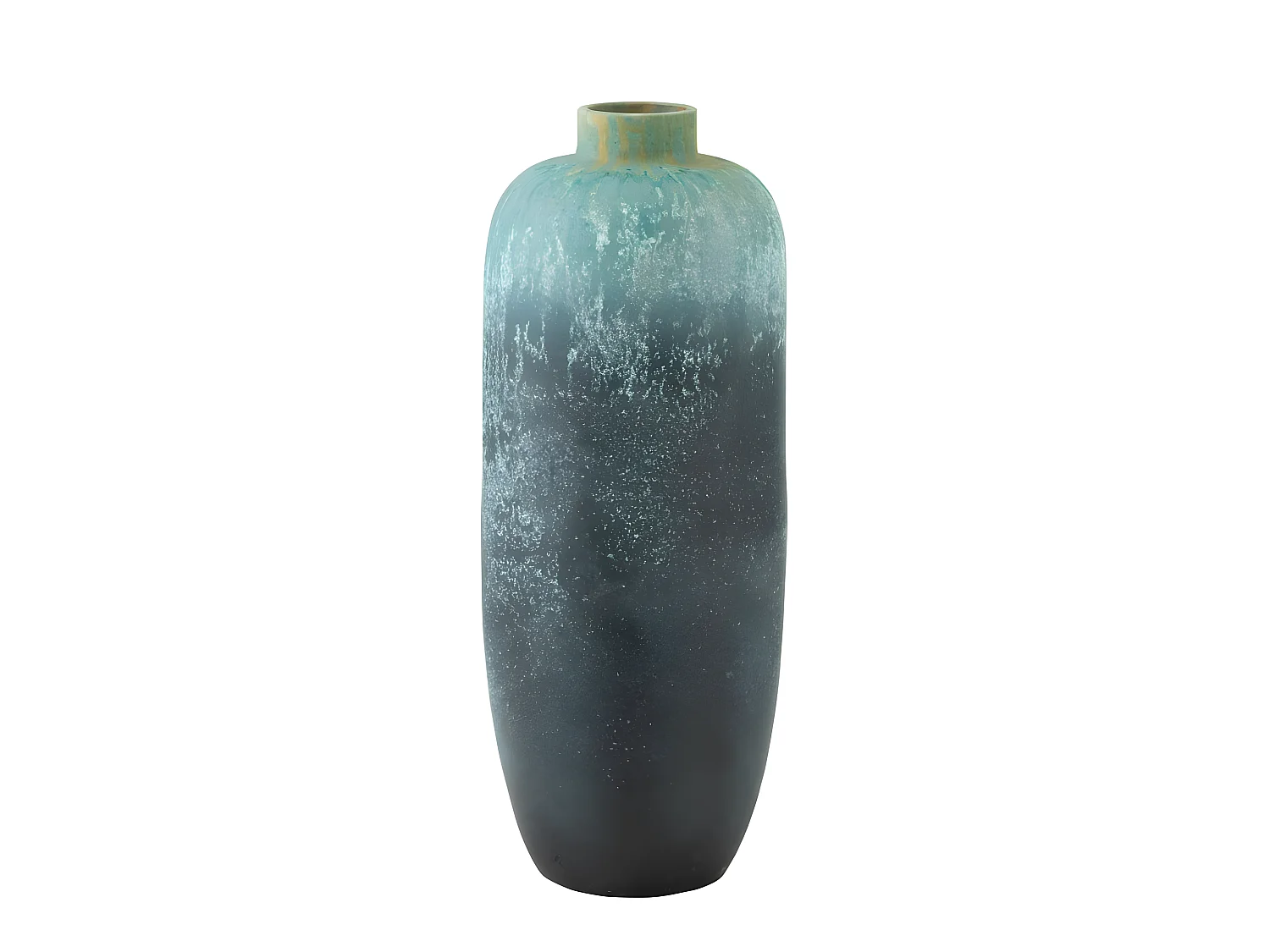 Vase Design en Céramique "Vintage" 93cm Bleu