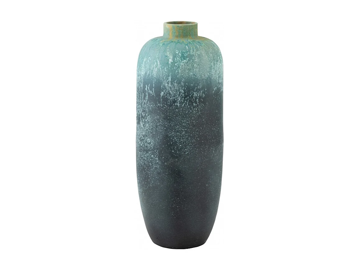 Vase Design en Céramique "Vintage" 93cm Bleu