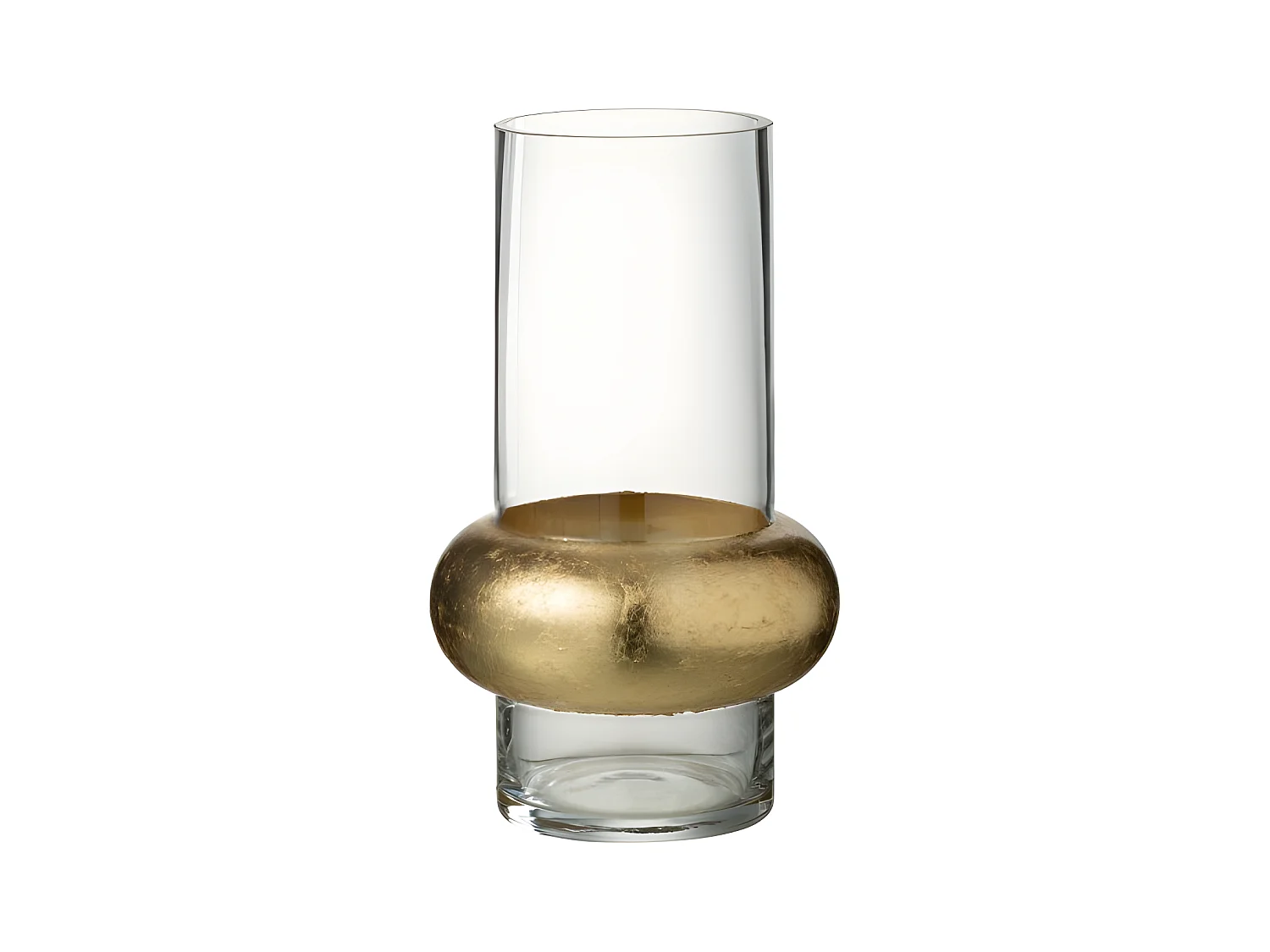 Vase Déco "Bague Cylindrique" 25cm Transparent