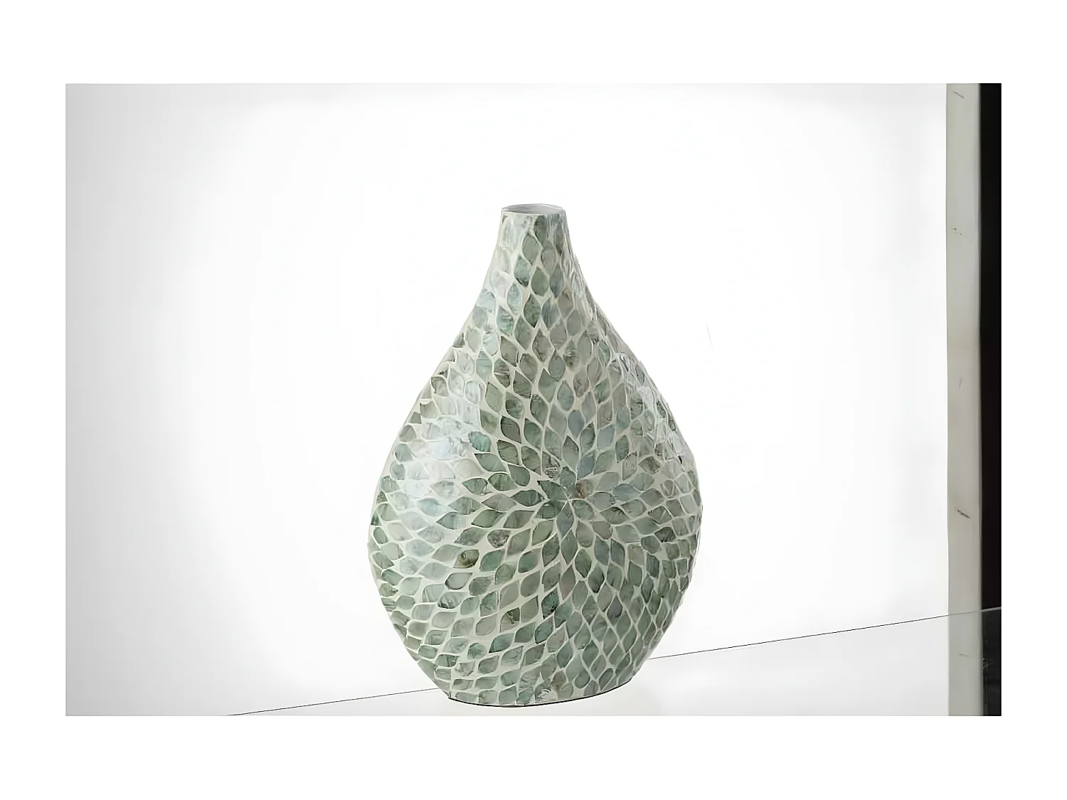 Jarrón de madera Azur 28x16.5x42 cm