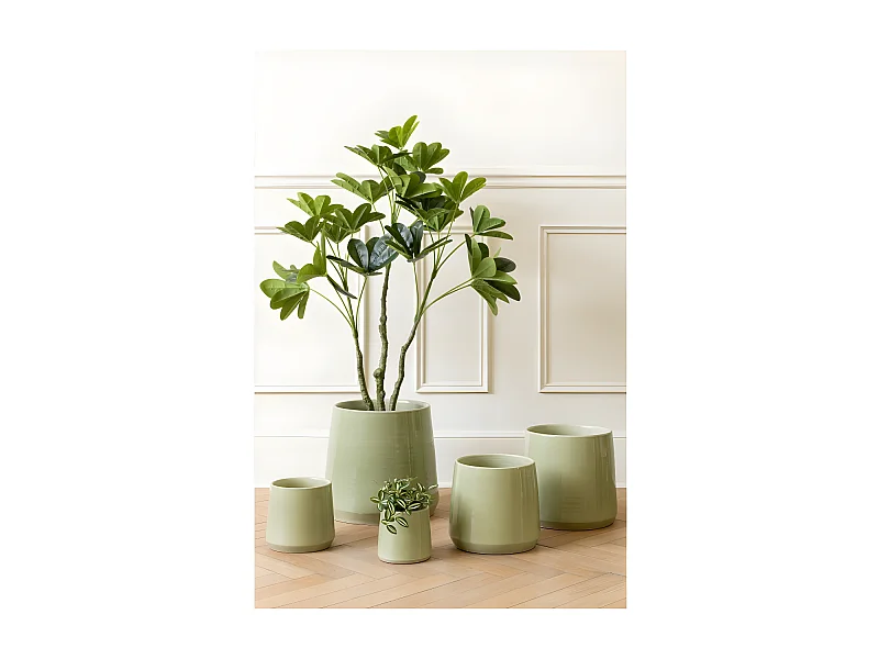 Plante Artificielle en Pot "Pachira" 110cm Vert
