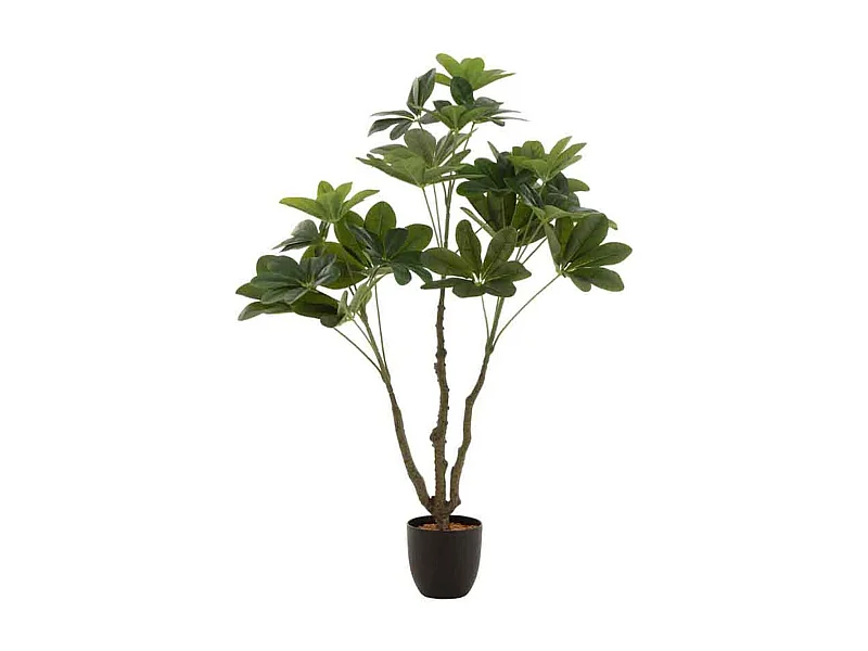 Plante Artificielle en Pot "Pachira" 110cm Vert
