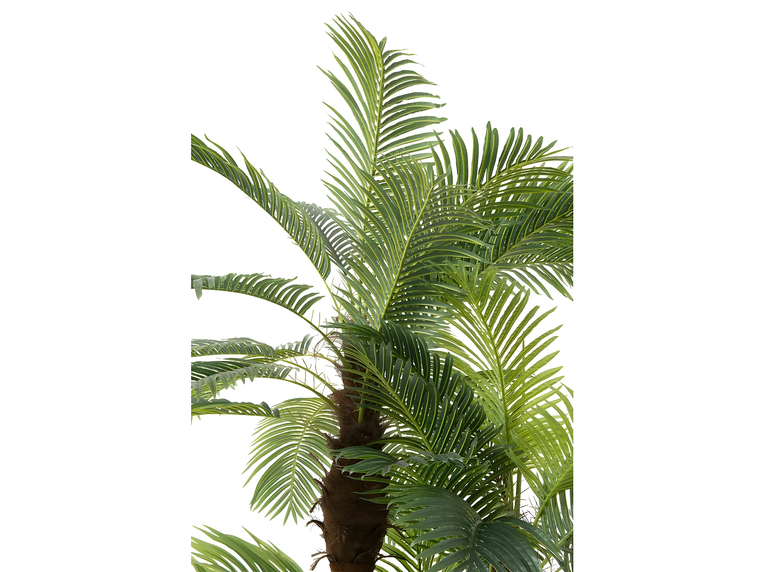 Plante Artificielle en Pot "3 Palmiers" 300cm Vert