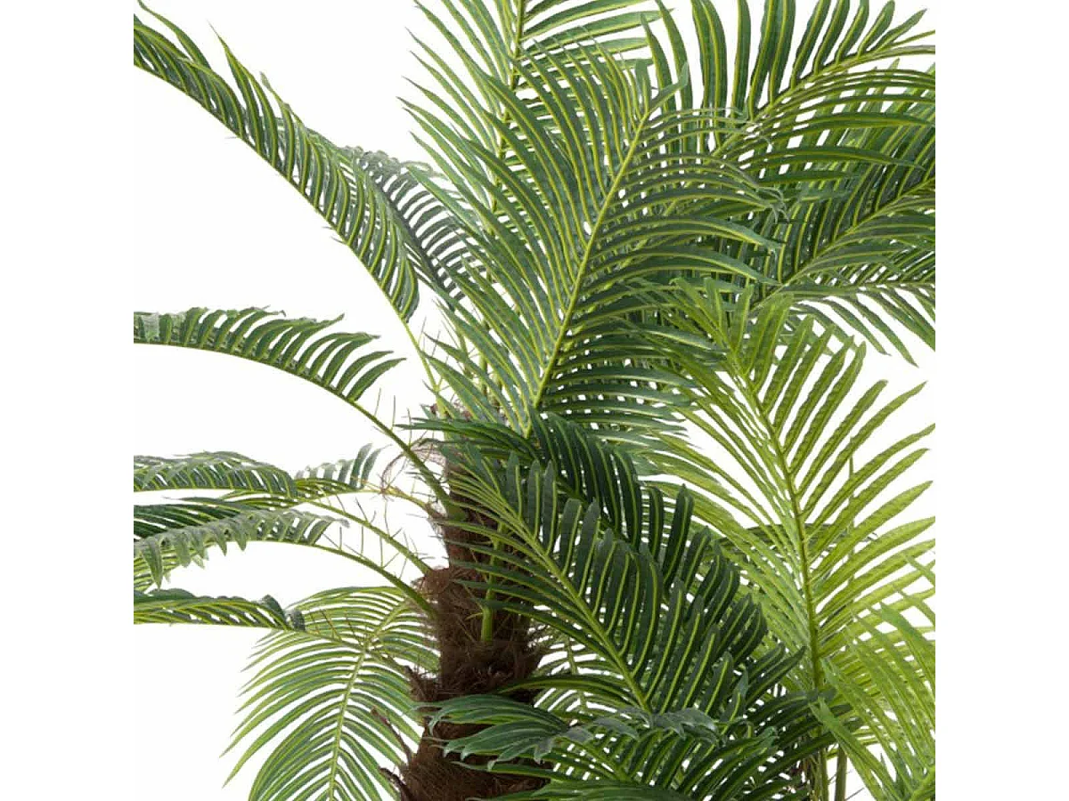 Plante Artificielle en Pot "3 Palmiers" 300cm Vert