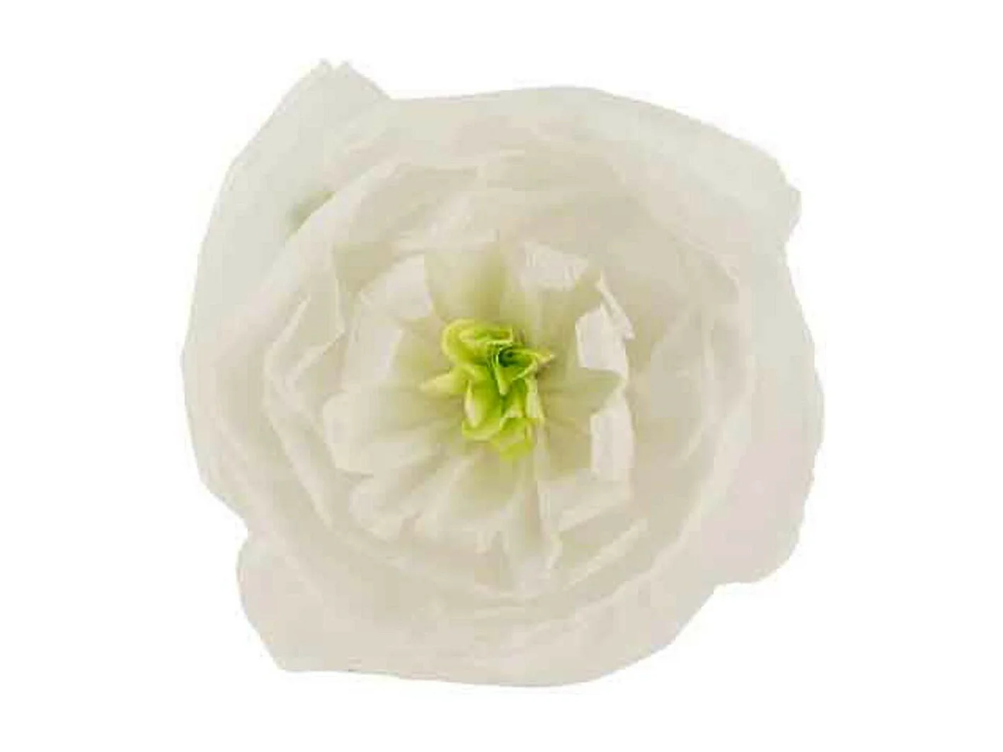 Fleur Artificielle en Papier "Rose" 80cm Blanc