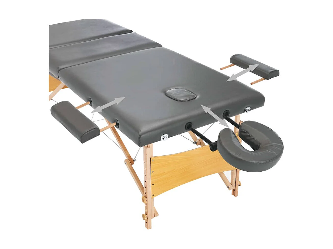 Table de massage avec bois marron 186 x 68 x 62 cm 02_0001801