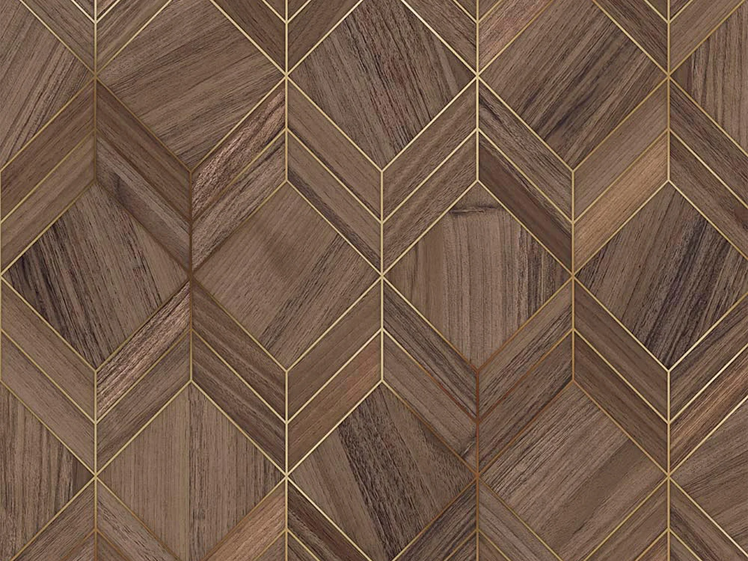 Buffet avec 2 portes et 3 tiroirs - Noir et Naturel foncé - MIALINE