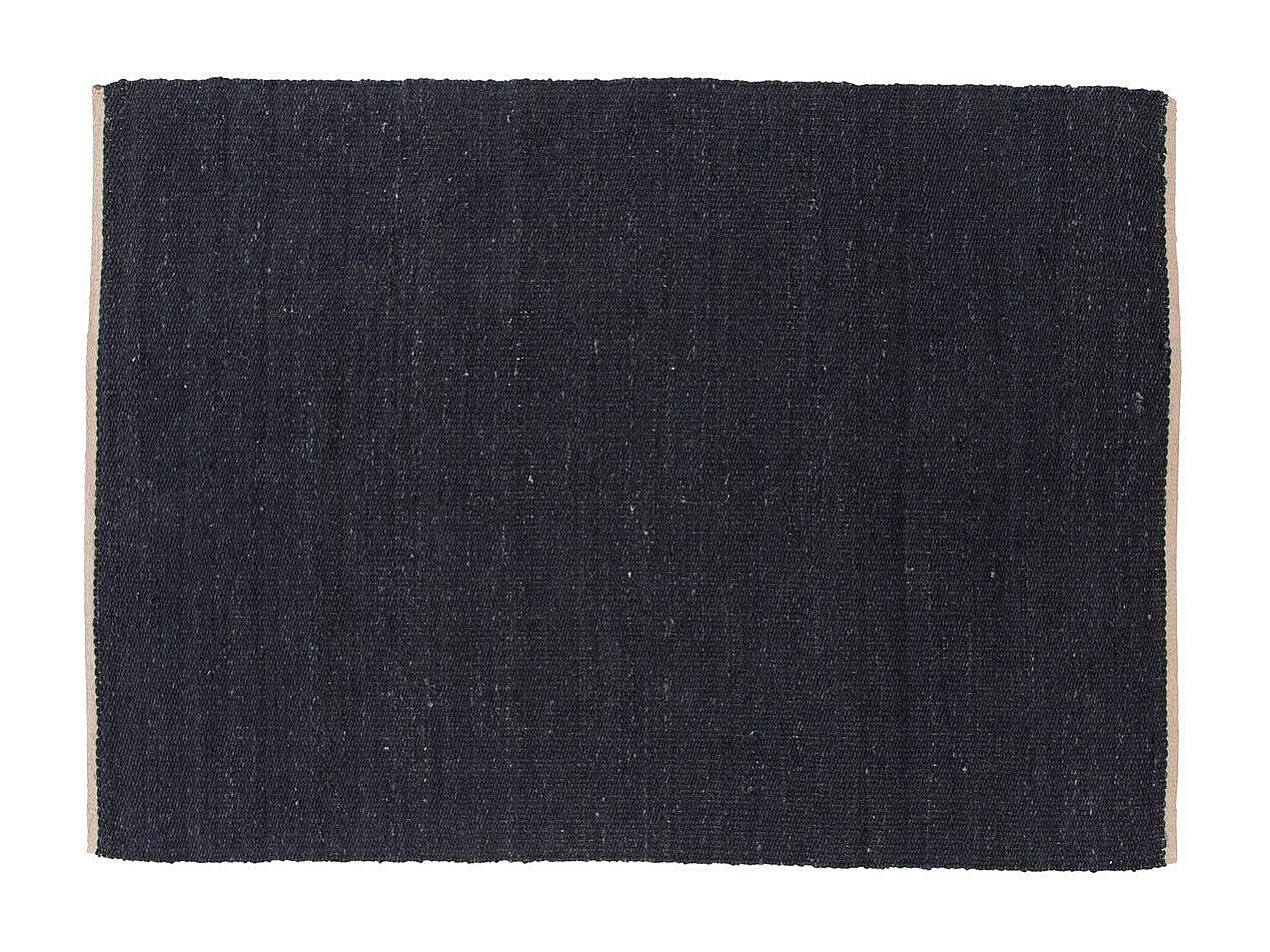 Tapis Déco en Jute "Kali" 170x240cm Noir