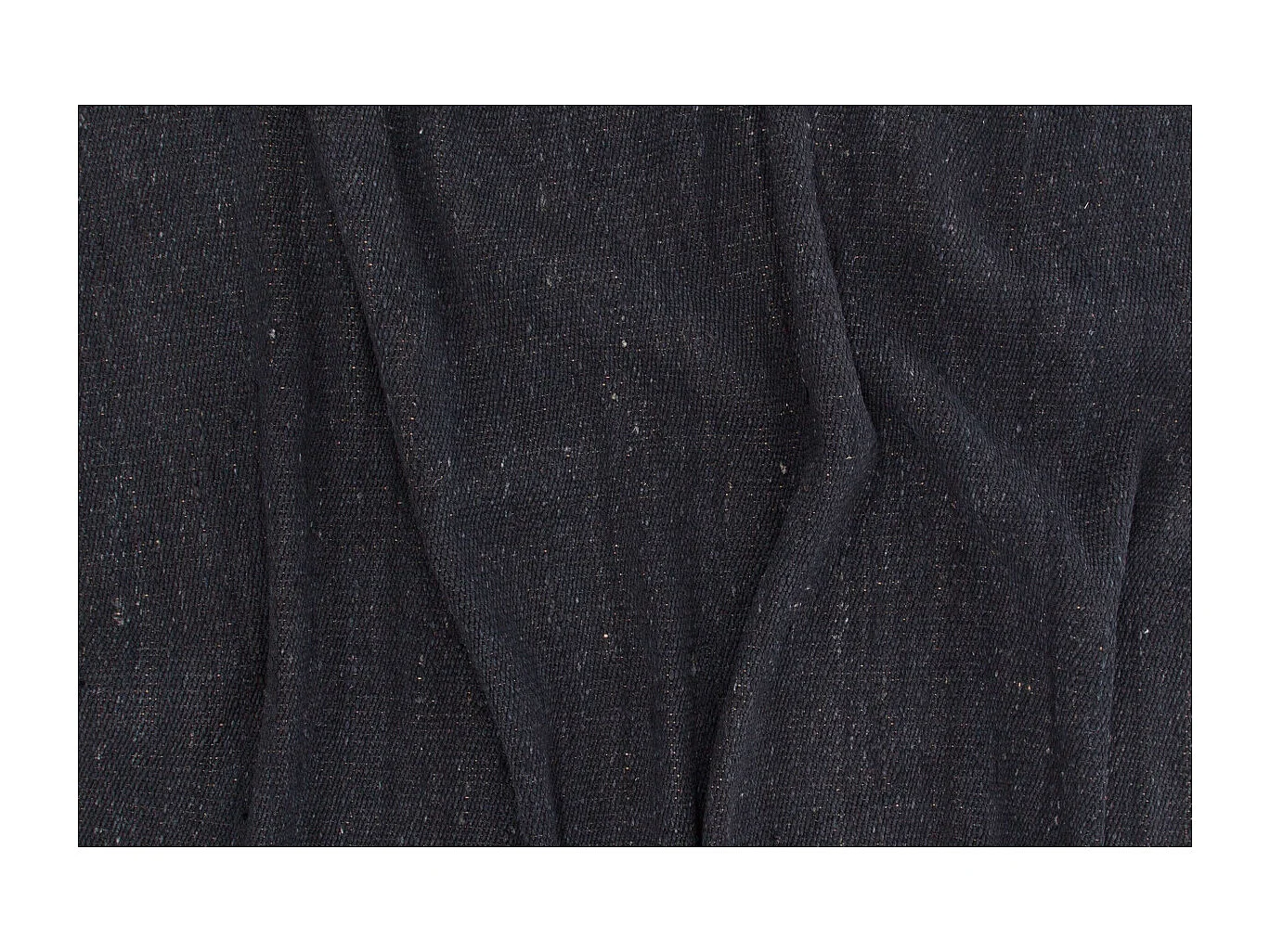 Tapis Déco en Jute "Kali" 170x240cm Noir