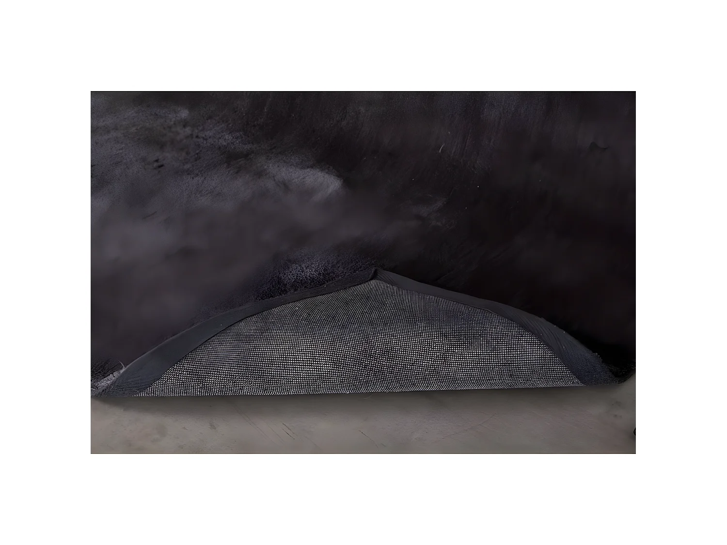 Tapis Déco "Undra" 170x240cm Gris Foncé