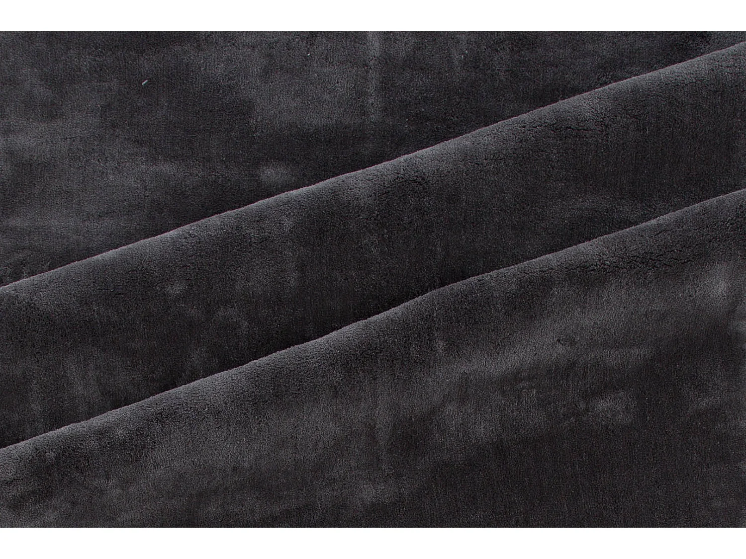 Undra tapis 240x170 cm polyester gris foncé.