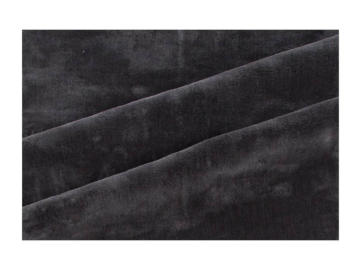 Undra tapis 240x170 cm polyester gris foncé.
