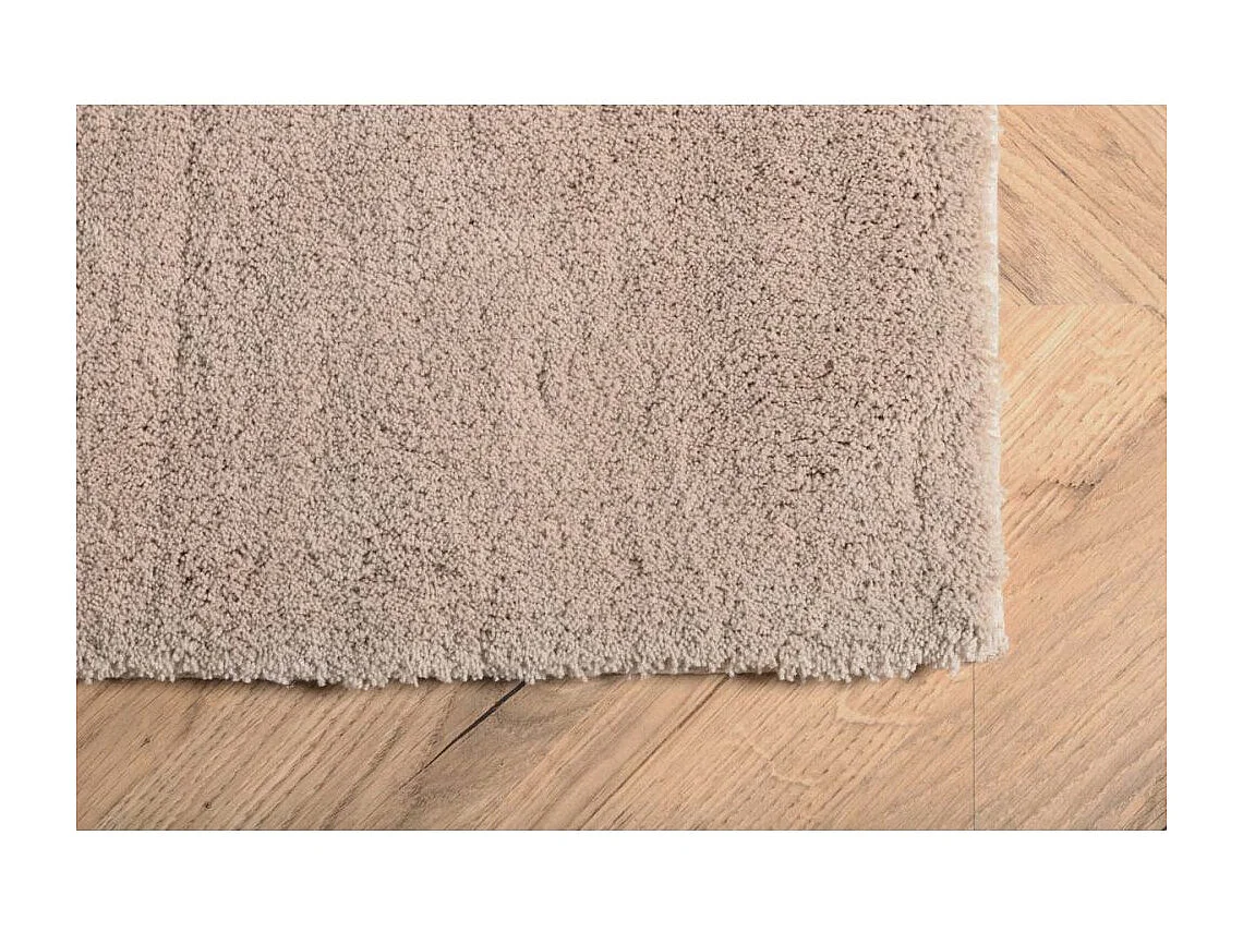 Undra vloerkleed 240x170 cm polyester beige.