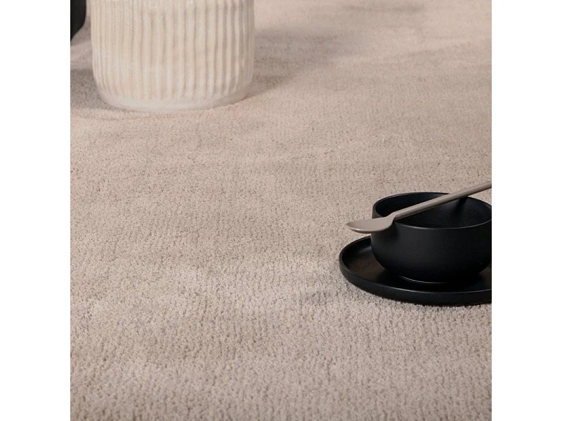 Undra vloerkleed 240x170 cm polyester beige.