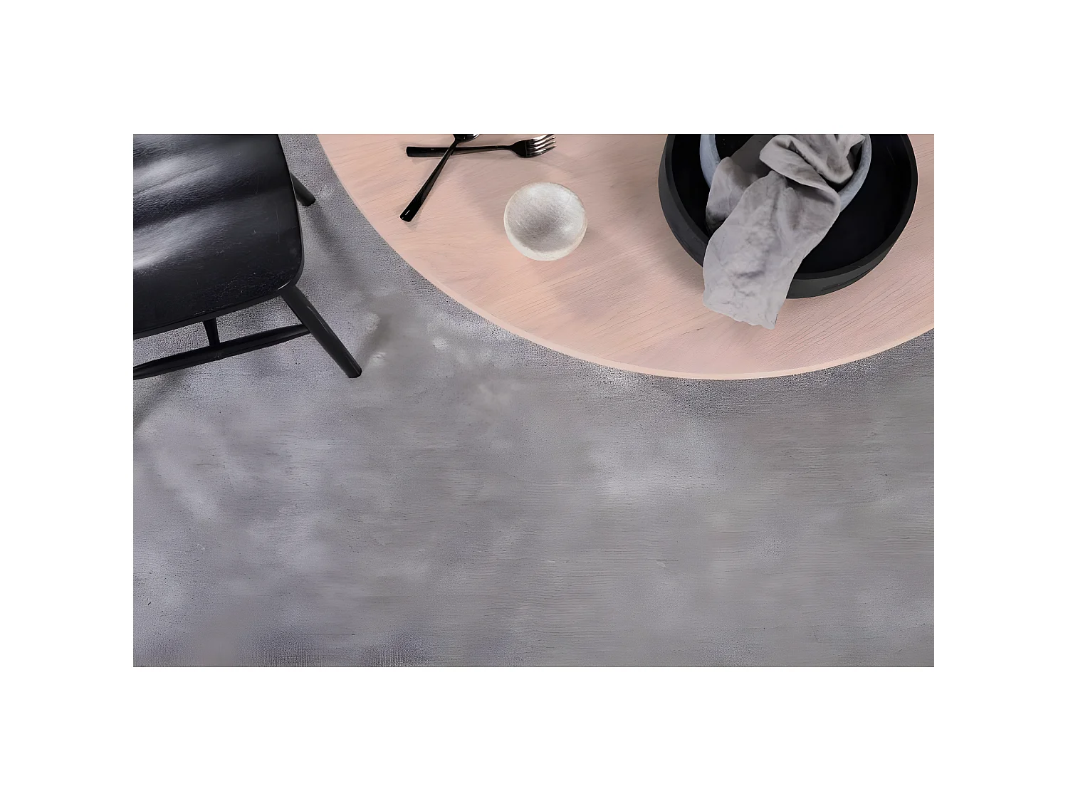 Undra vloerkleed 240x170 cm polyester grijs.