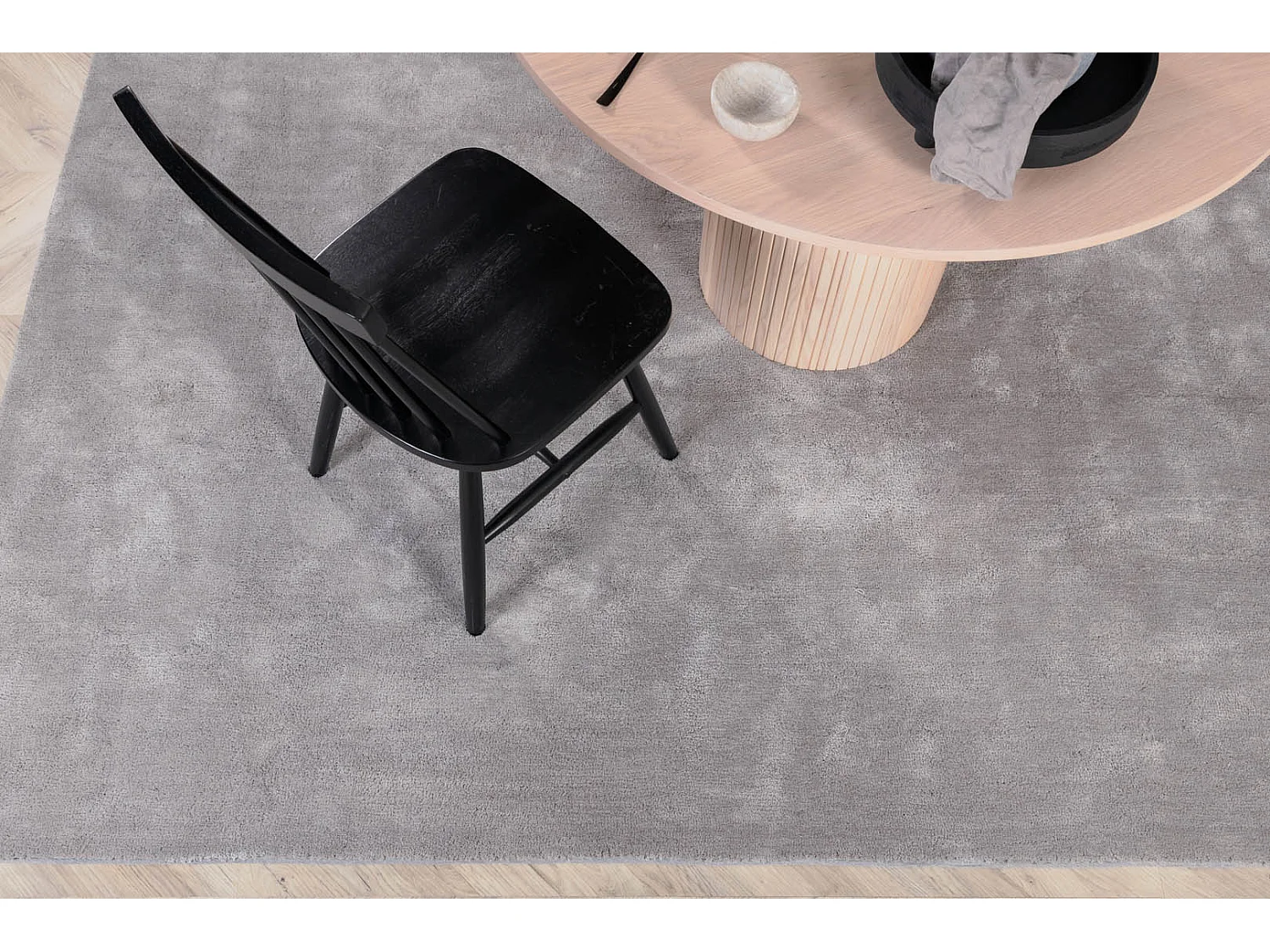 Undra tapis 240x170 cm polyester gris.