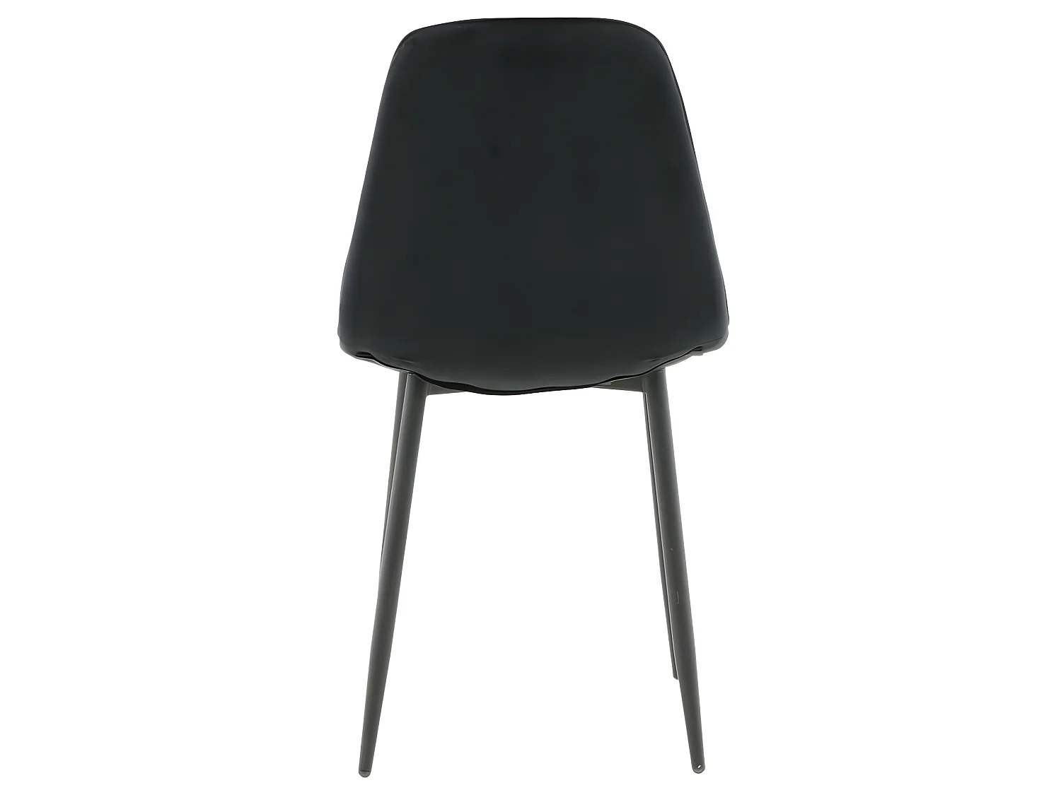 Venture Home Sedie da Pranzo 2 pz Polar in Velluto con Cuciture Nere