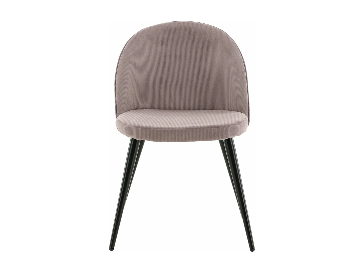 Velvet eetkamerstoel fluweel roze, zwart.