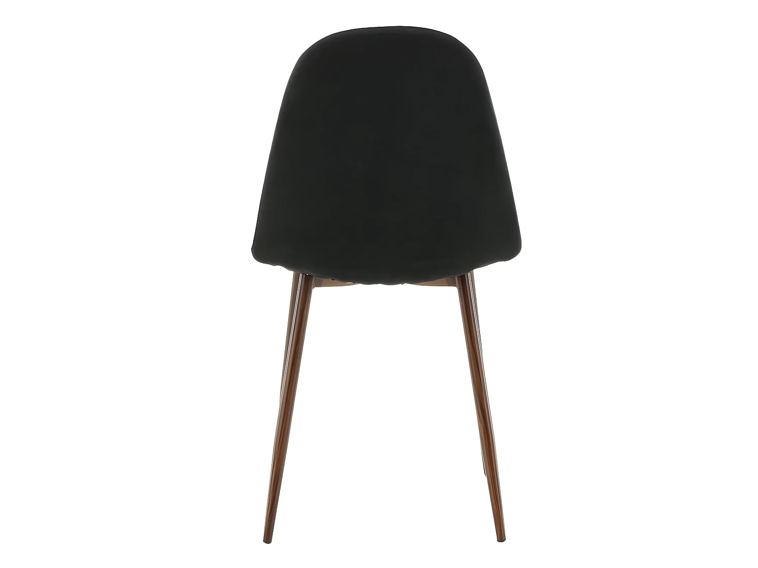 Polar eetkamerstoel zwart.