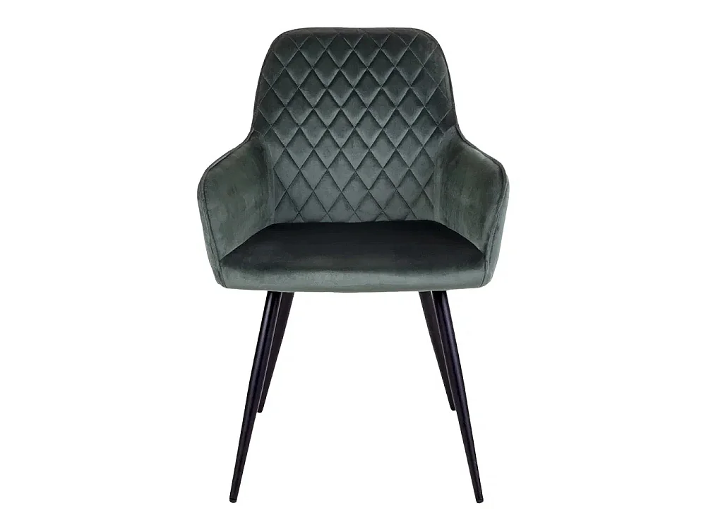 Hasse Chaise de salle à manger en velours, bleu.