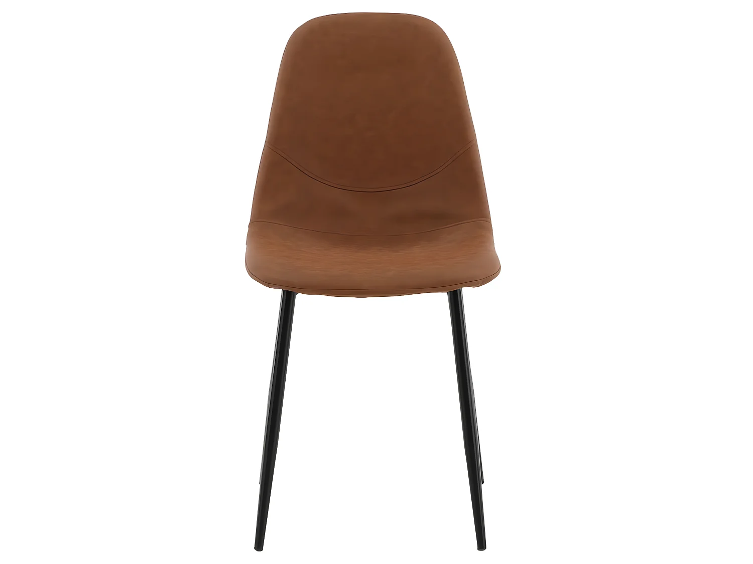 Polar Esszimmerstuhl braun.