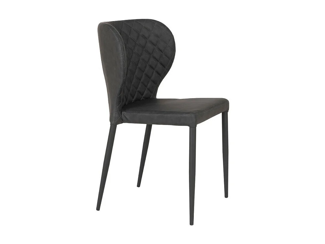 Pisa Esszimmerstuhl dunkel grau, schwarz.