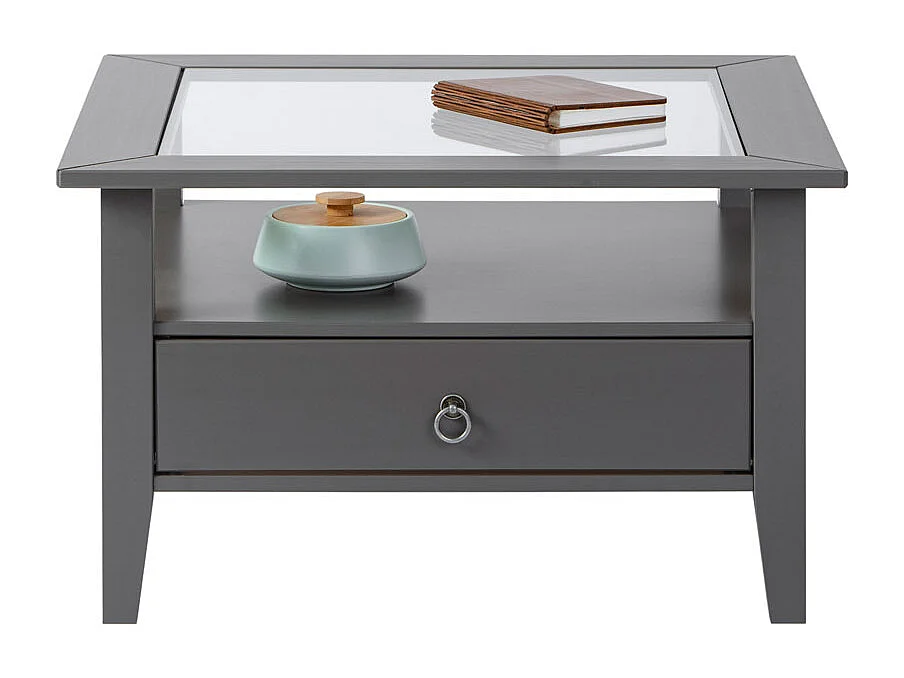 Mesa de centro Provence1 1 cajón gris.