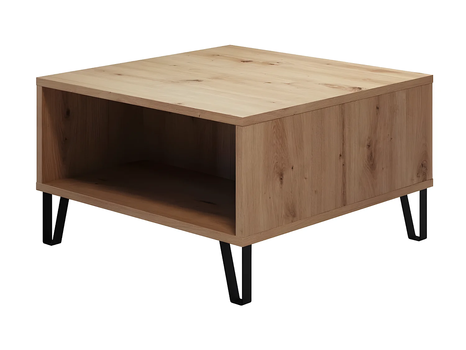 Touch Couchtisch 2 Offene Fächer Eiche Artisan dekor.