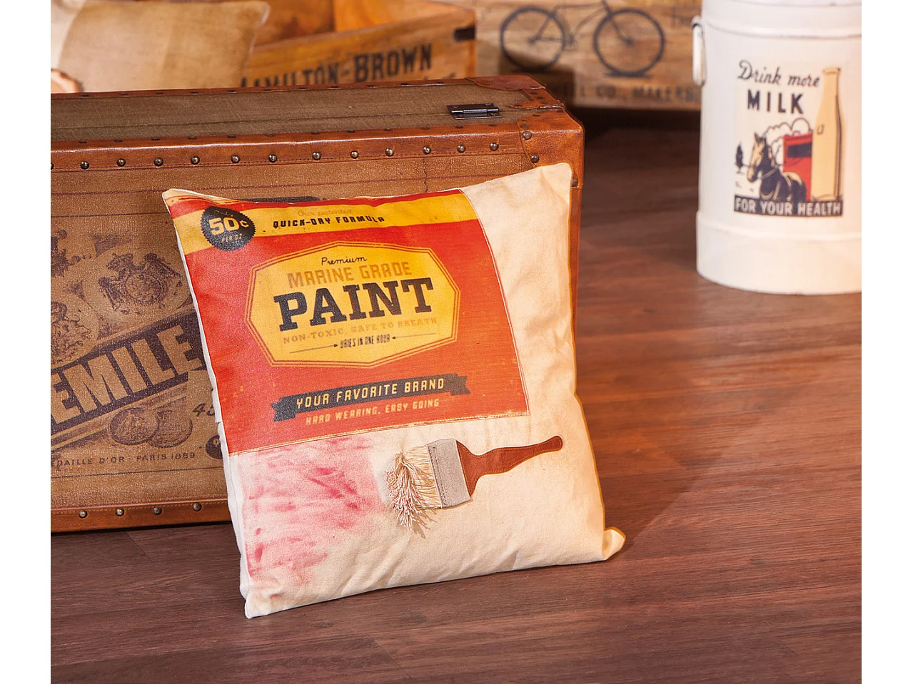 Kredda Kissen Braun.