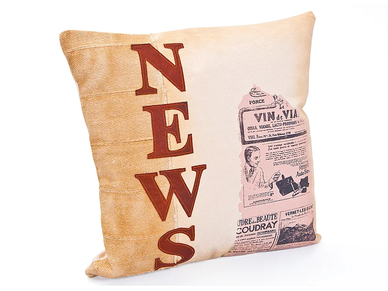 Cuscino Likka marrone.