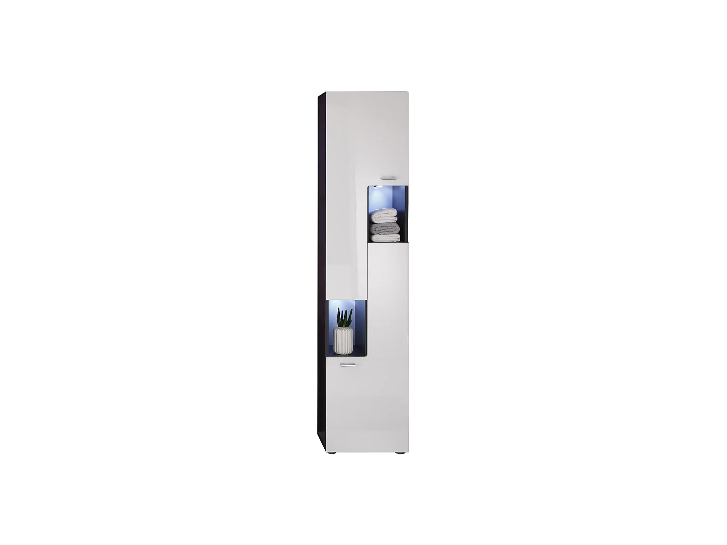 Colonne  - Mélaminé - Blanc - 40 - 182 - 30 cm