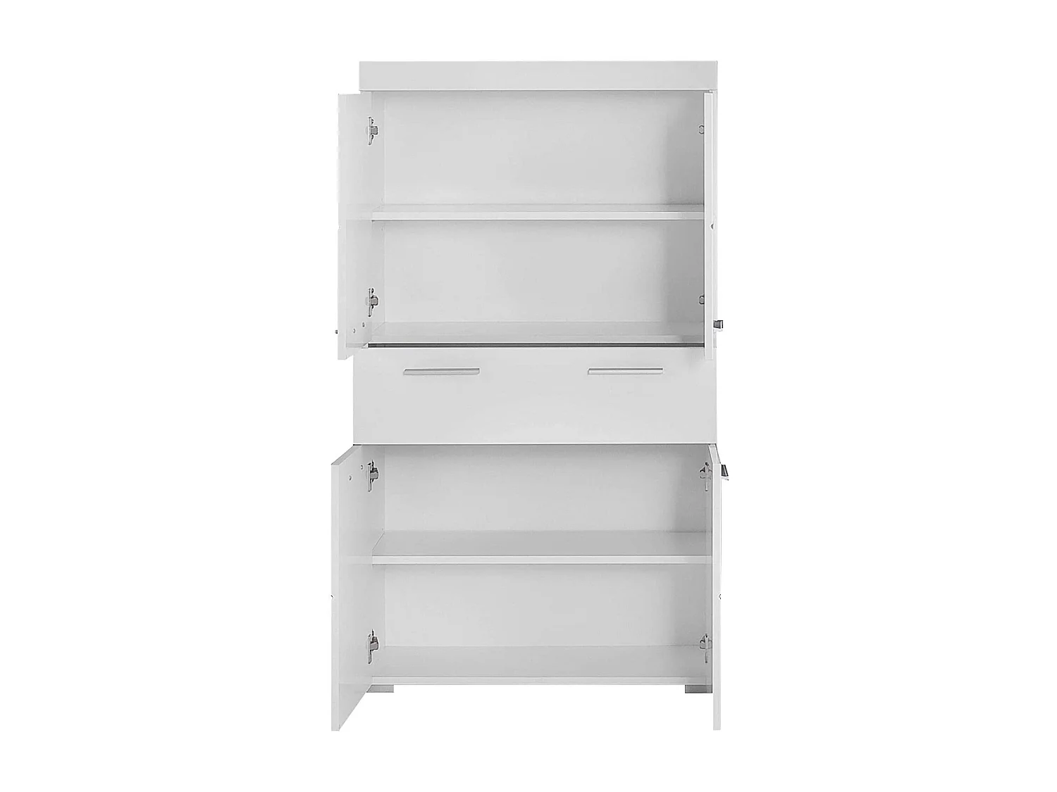 Kelia 73 cm glanzend wit 2-deurs badkamermeubel