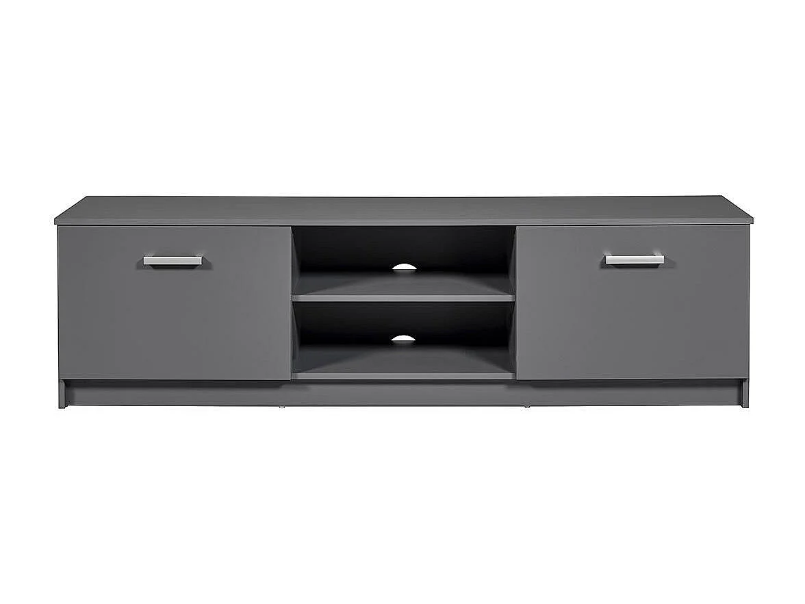 Meuble TV 2 Portes Design "Azio" 180cm Gri