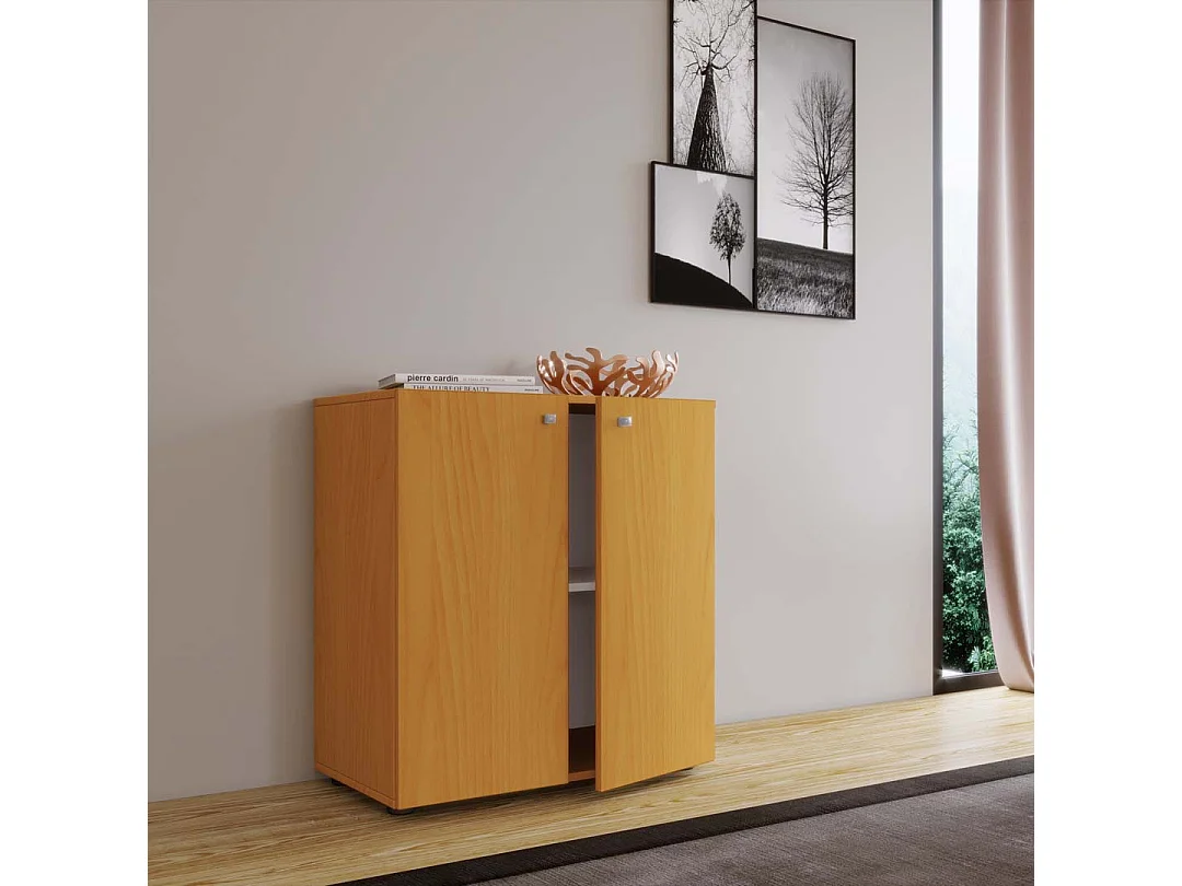 VandolV1 commode 2 portes hêtre décor.