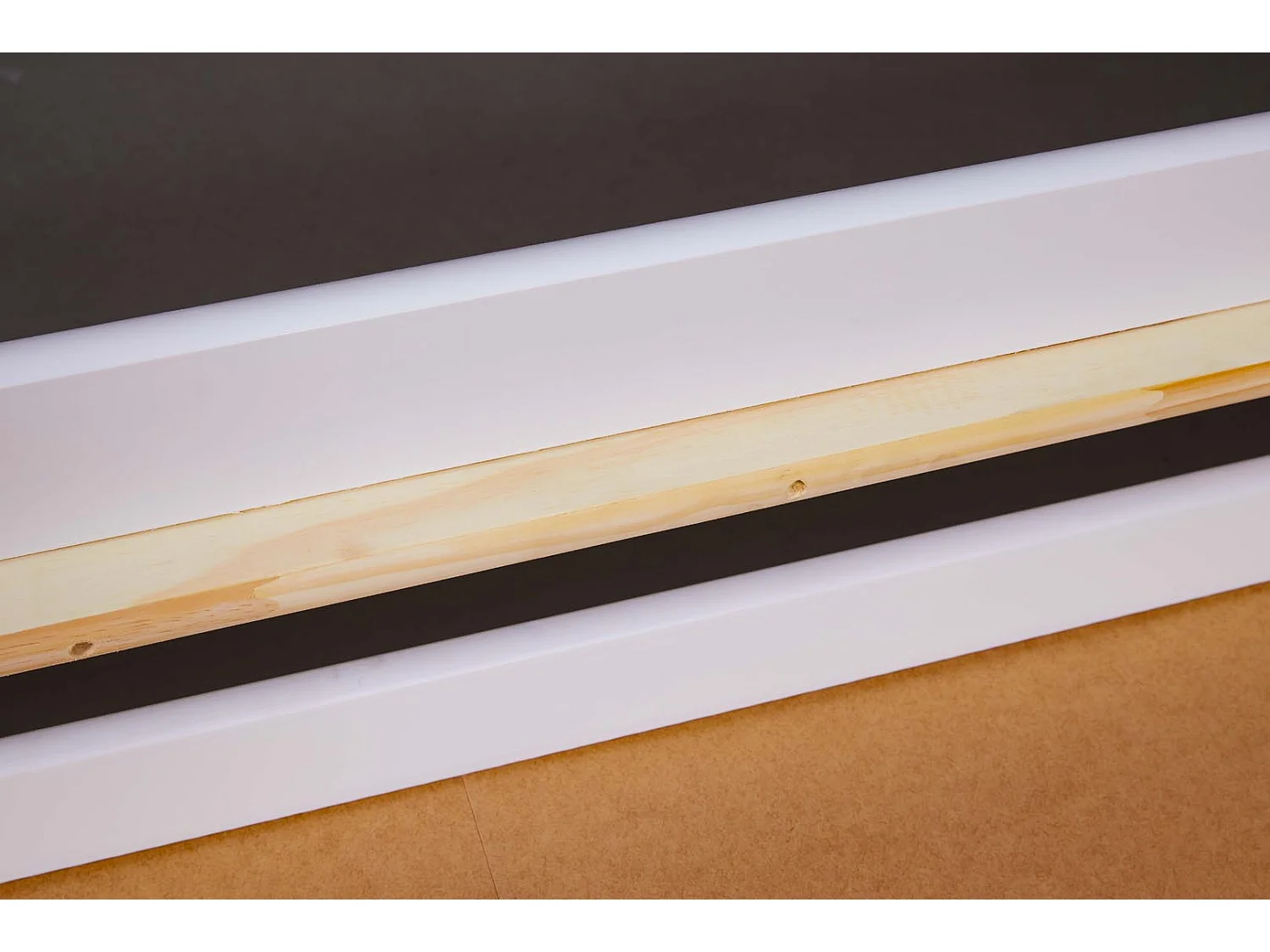 Surf Bett 90x200cm mit 1 ausziehbares Bett weiß.