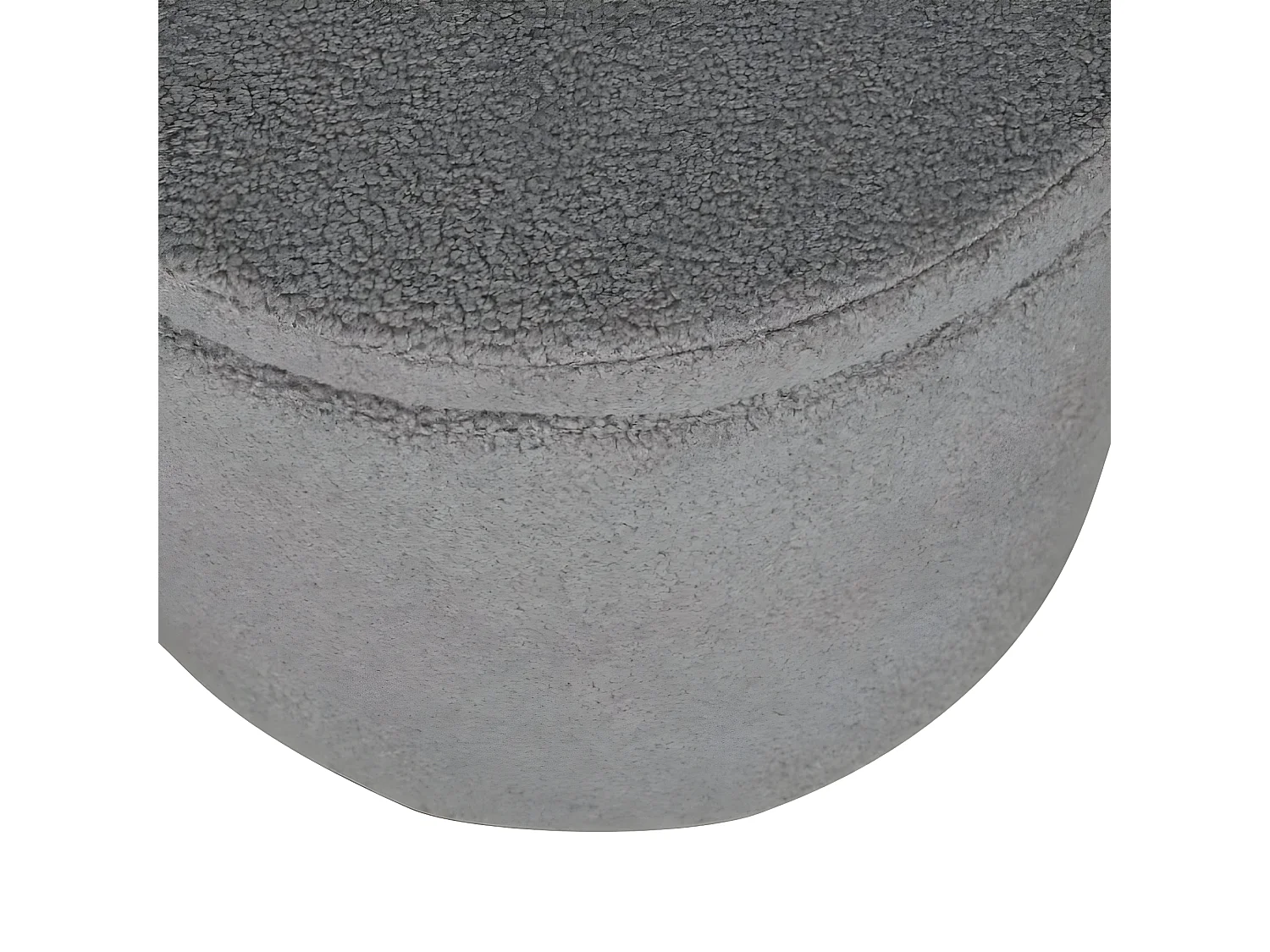 Pouf Dunken 51x51x43 cm Teddy Grège