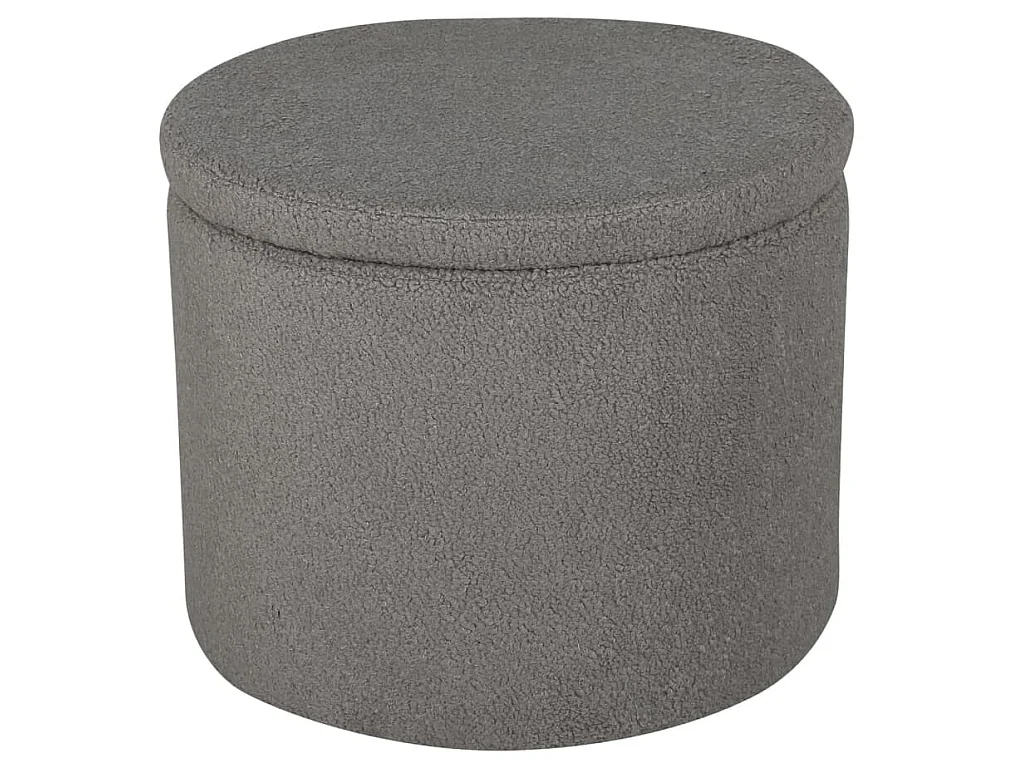 Pouf Dunken 51x51x43 cm Teddy Grège