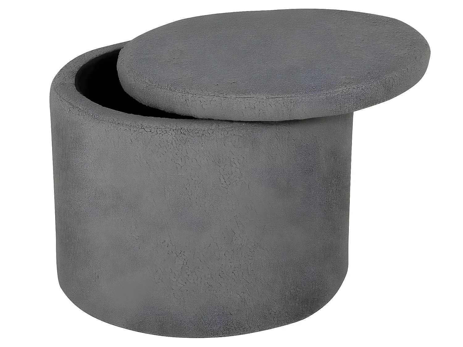 Pouf Dunken 51x51x43 cm Teddy Grège