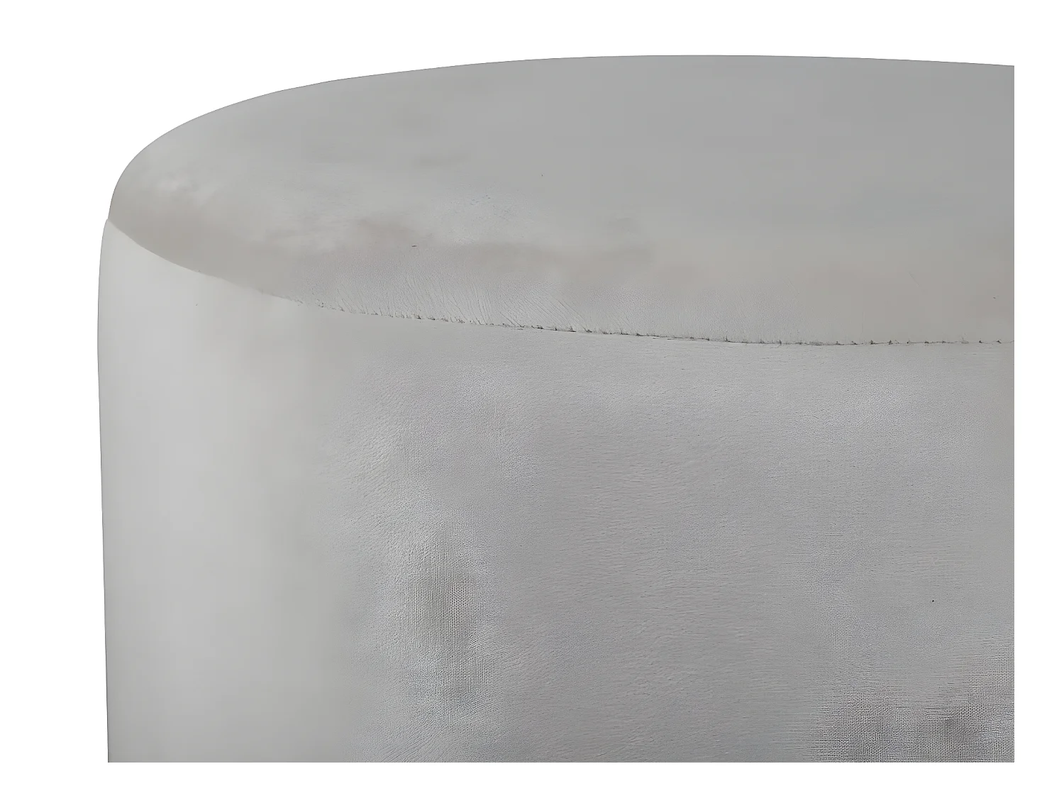 Pouf Benji 35x35x42,5 cm Velours Beige et noir