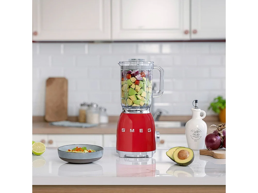 Smeg Frullatore da Tavolo 50s Style  BLF03RDEU  Rosso LUCIDO