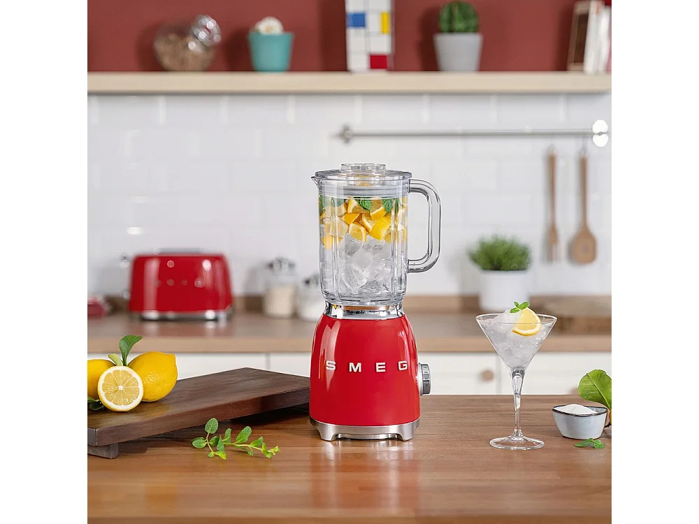 Smeg Frullatore da Tavolo 50s Style  BLF03RDEU  Rosso LUCIDO