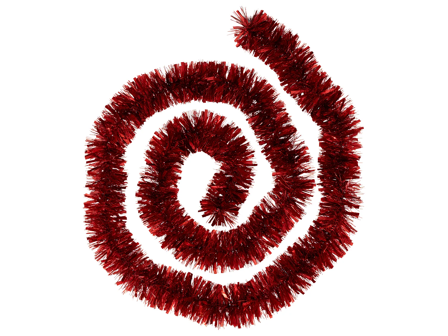 Guirlande de Noël large 10 cm Laser Rouge Longueur 3 mètres