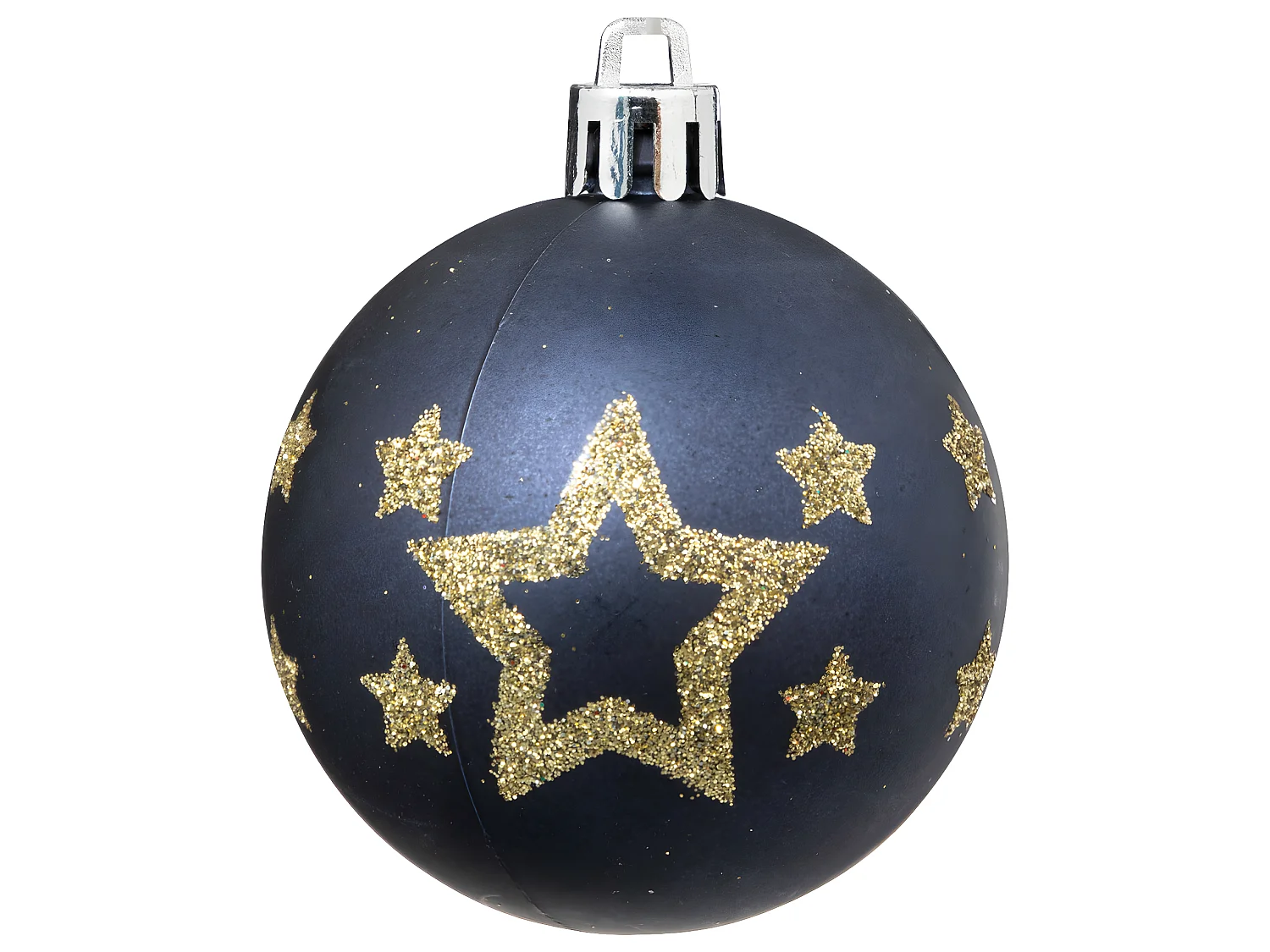 Déco de sapin Lot de 25 Boules de Noël D 6 cm - Bleu et Or