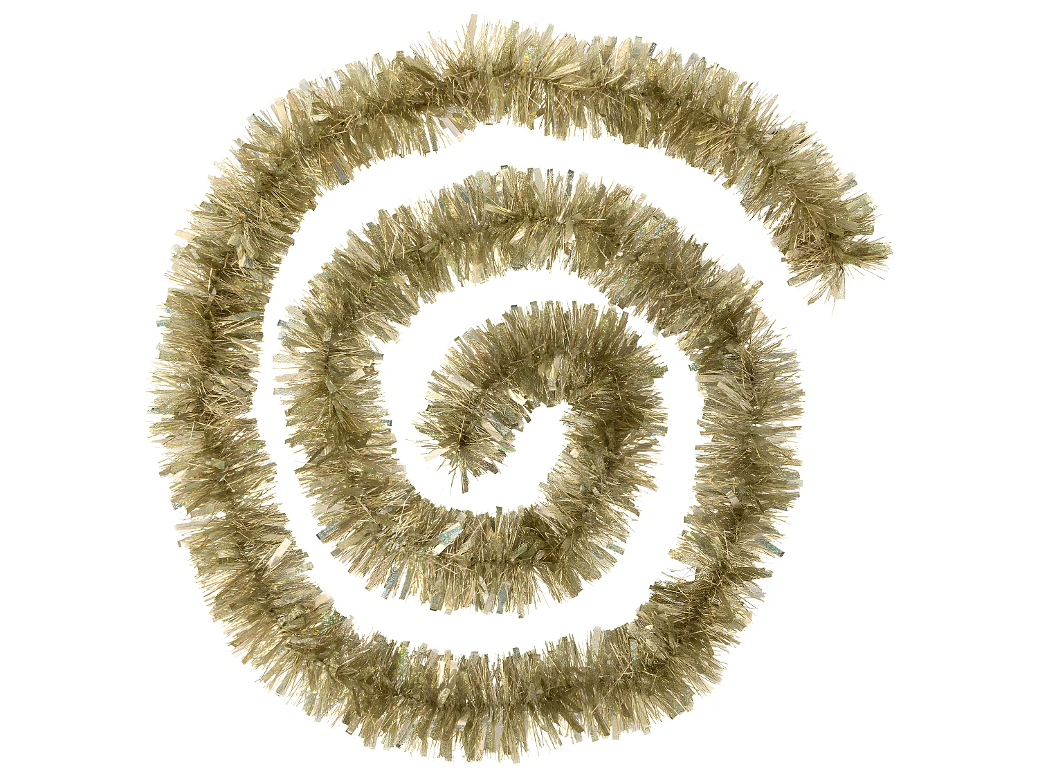 Guirlande de Noël large 10 cm Laser OR Longueur 3 mètres