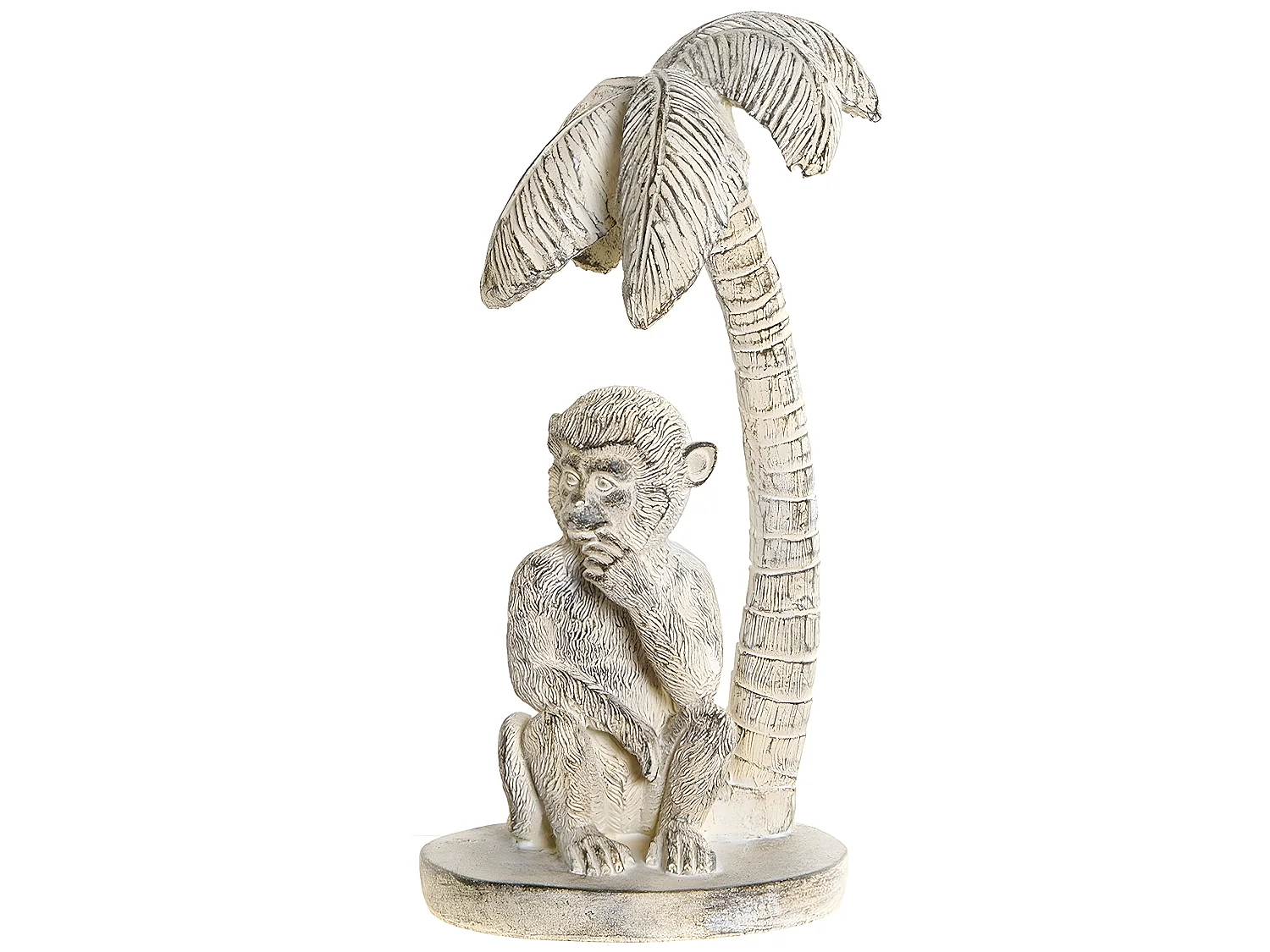 Statuette Singe et Palmier