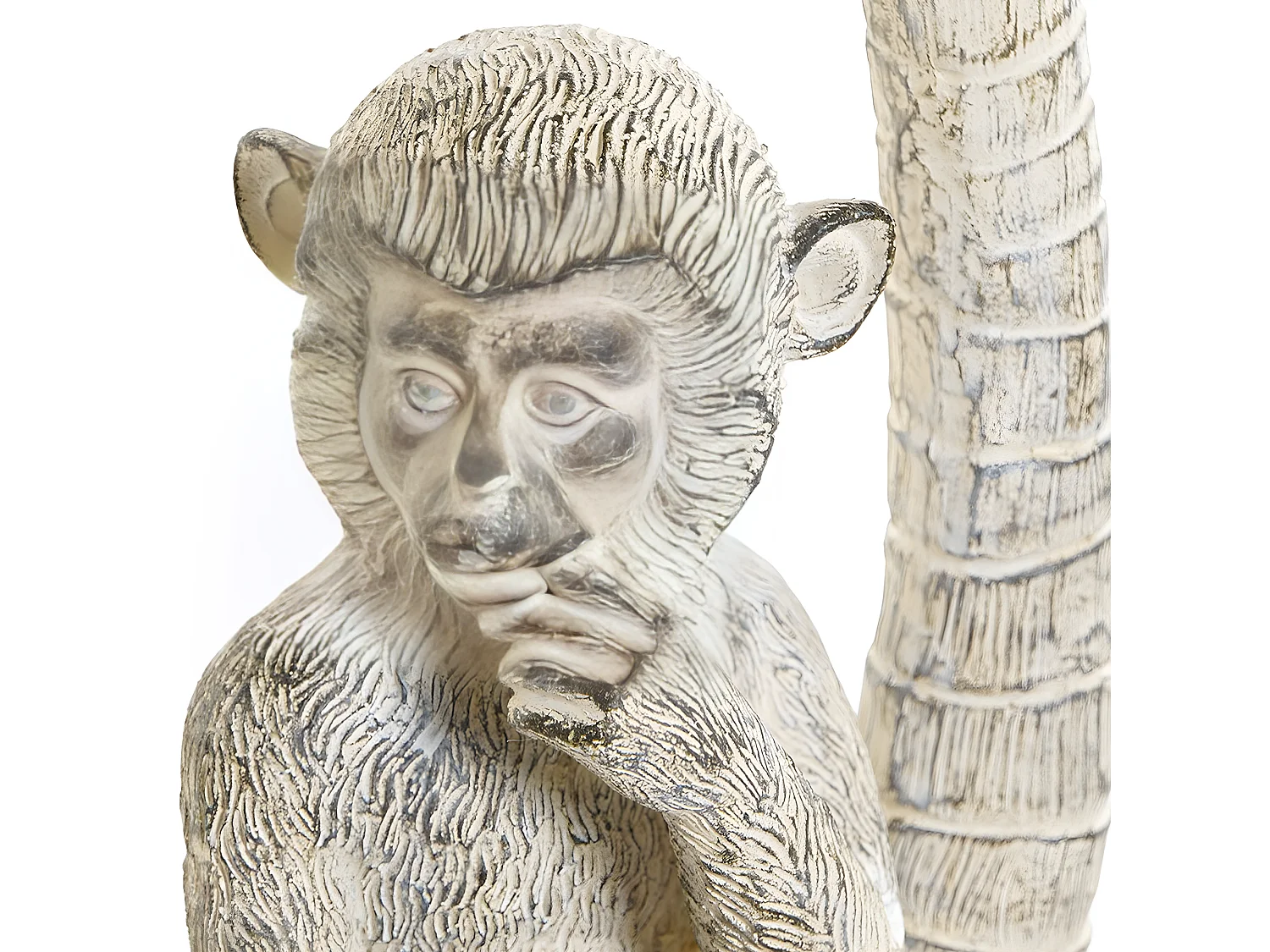 Statuette Singe et Palmier