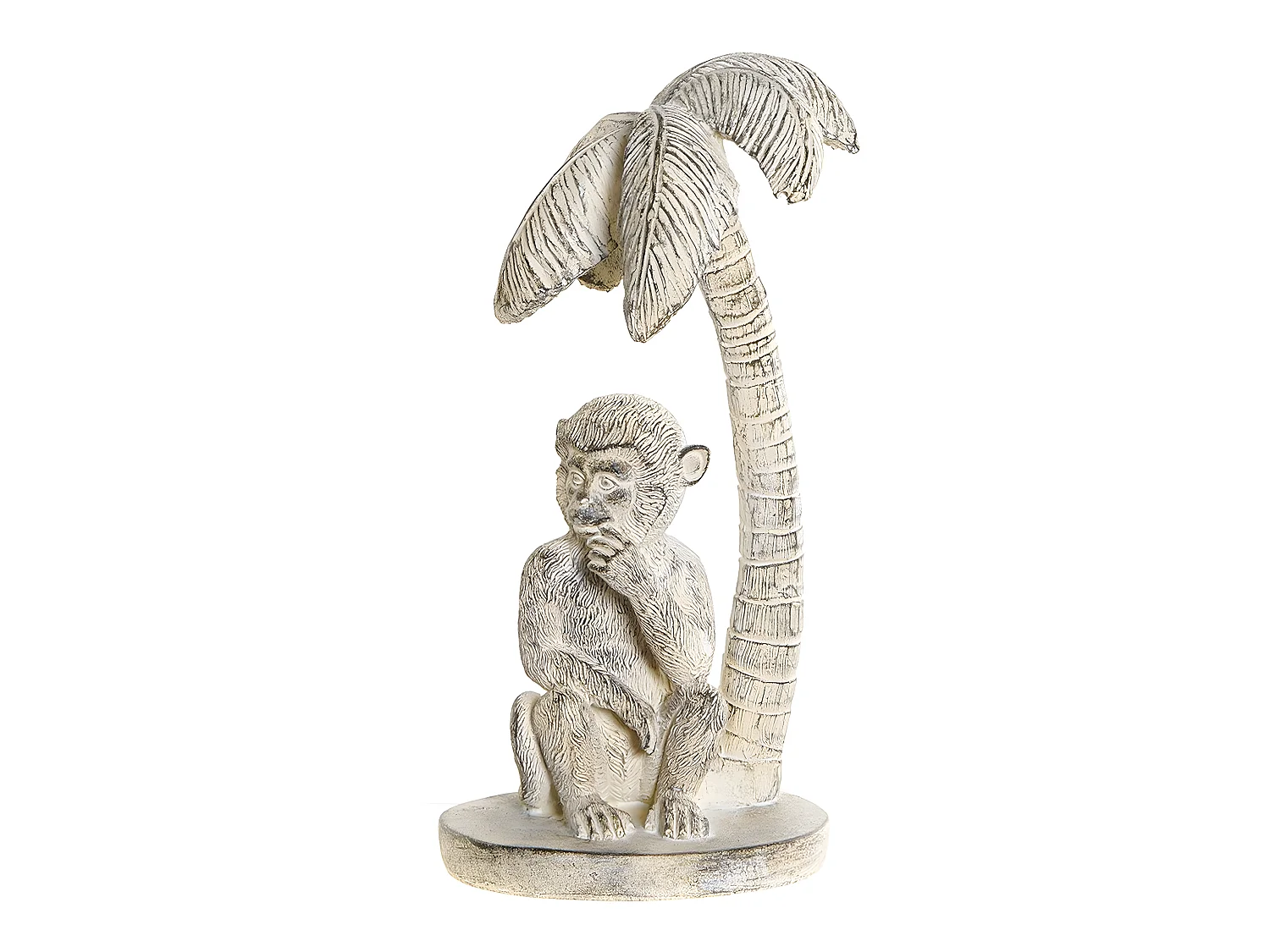 Statuette Singe et Palmier