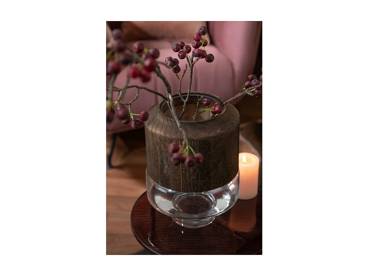 Rama bayas finas plástico rojo/verde Alt. 130 cm